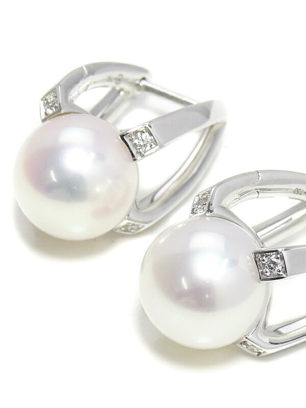 MIKIMOTO】【Mコレクション】ミキモト『K18WG パール7.8mm
