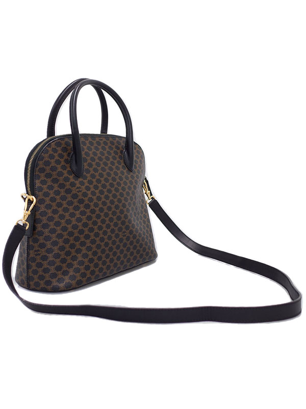 CELINE】【ヴィンテージ】セリーヌ『マカダム柄 2WAYハンドバッグ
