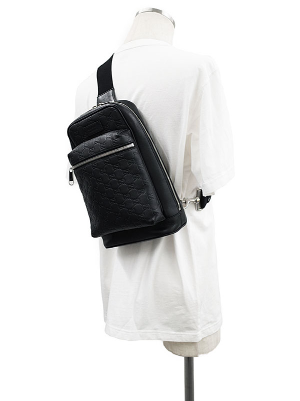 GUCCI】グッチ『グッチシマ クロスボディバッグ』523234 メンズ 1週間