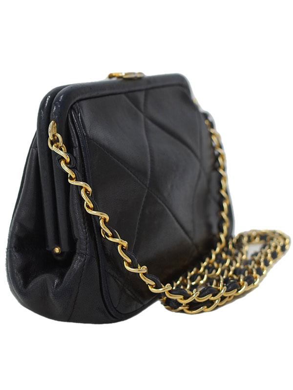 CHANEL】【ゴールド金具】【フリンジ】シャネル『ココマーク がま口