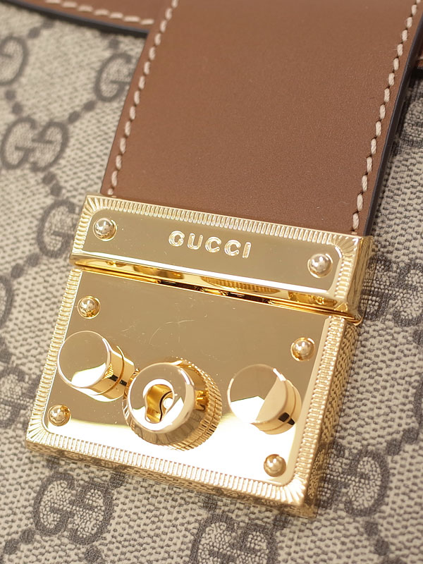GUCCI】グッチ『GGスプリーム パドロック チェーントートバッグ