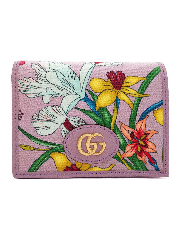 GUCCI】【日本限定】グッチ『フローラ 二つ折り短財布』577347