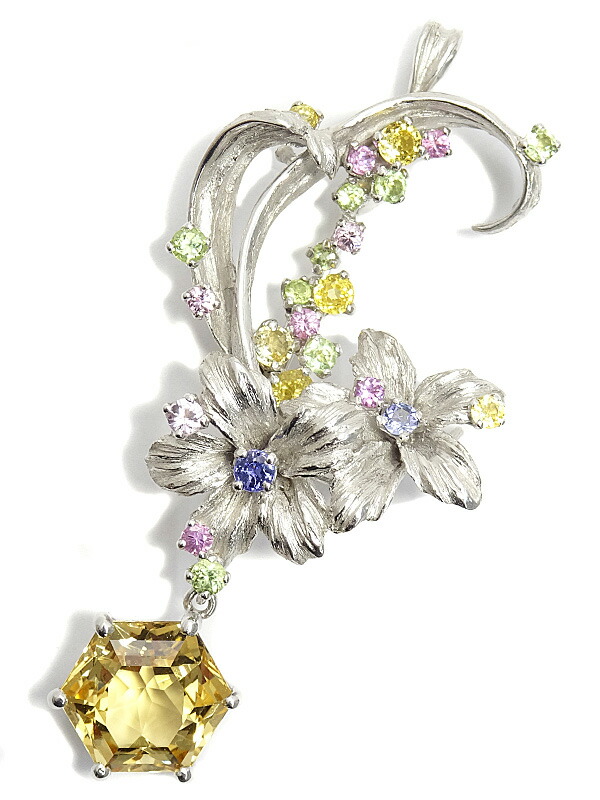 岩倉康二】イワクラコウジ『K18WG/PT900 ペンダントトップ/ブローチ