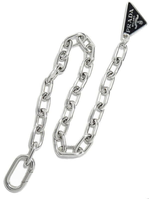 PRADA】プラダ『SILVER チェーン ジュエリー ブレスレット』2JB357 1