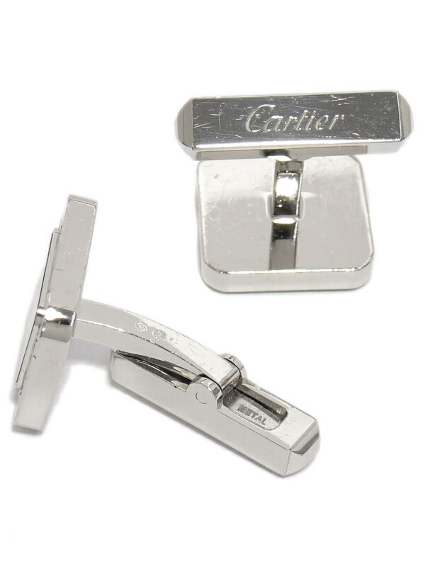 Cartier】カルティエ『SILVER サントス ドゥ カルティエ カフリンクス