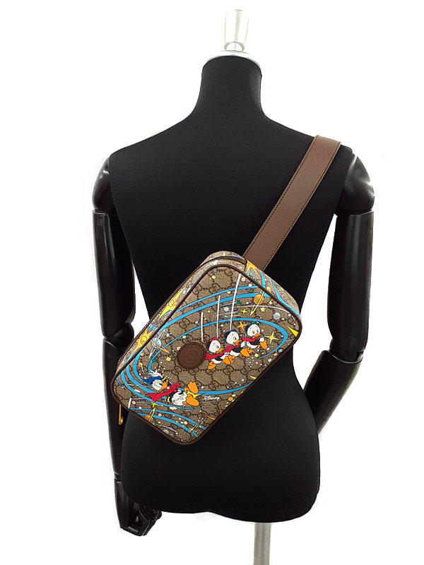 GUCCI】グッチ『ディズニー コラボ ドナルドダック ベルトバッグ