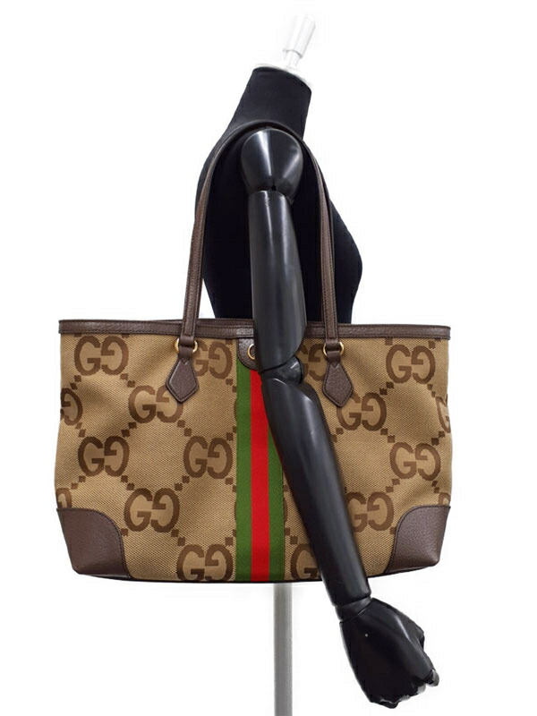 GUCCI】グッチ『ジャンボGG ミディアム トートバッグ』631685