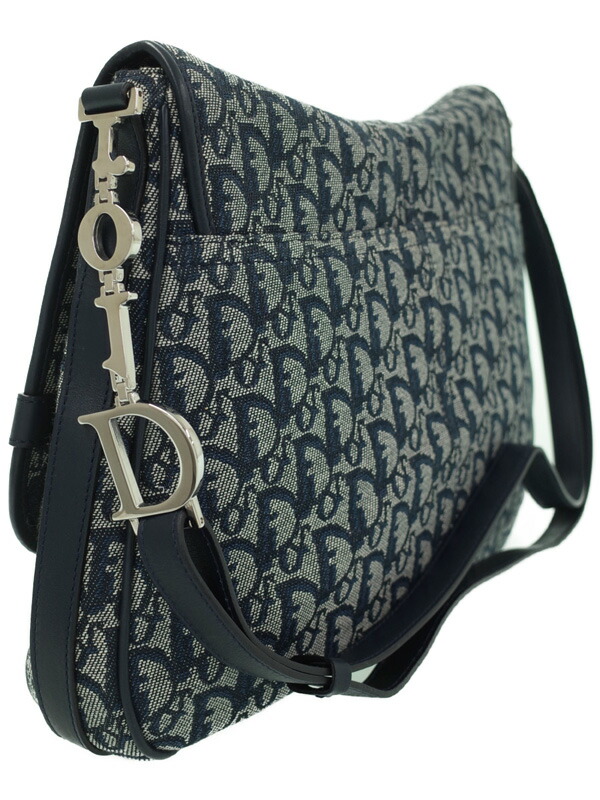 Christian Dior】クリスチャンディオール『トロッター柄 ショルダー