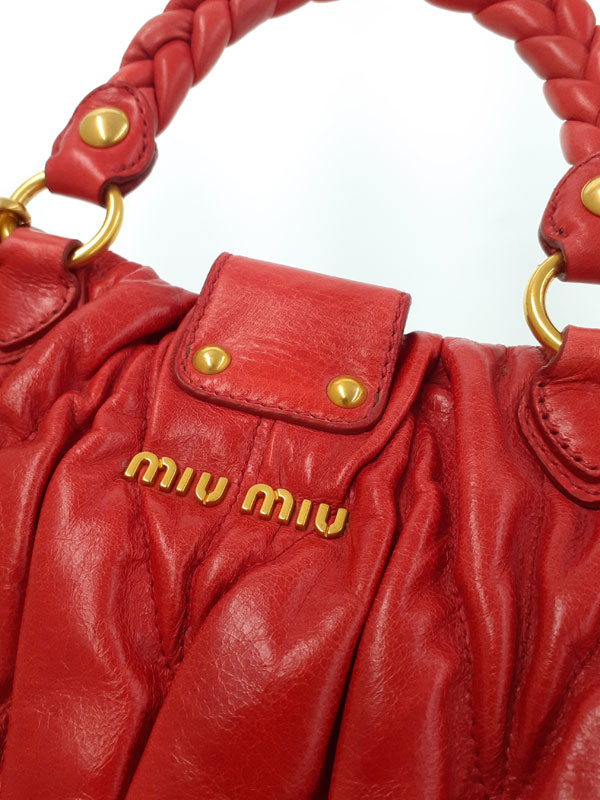 MIUMIU】ミュウミュウ『マテラッセ 2WAYハンドバッグ』レディース 2WAY