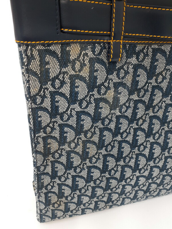 Christian Dior】クリスチャンディオール『トロッター柄 トートバッグ