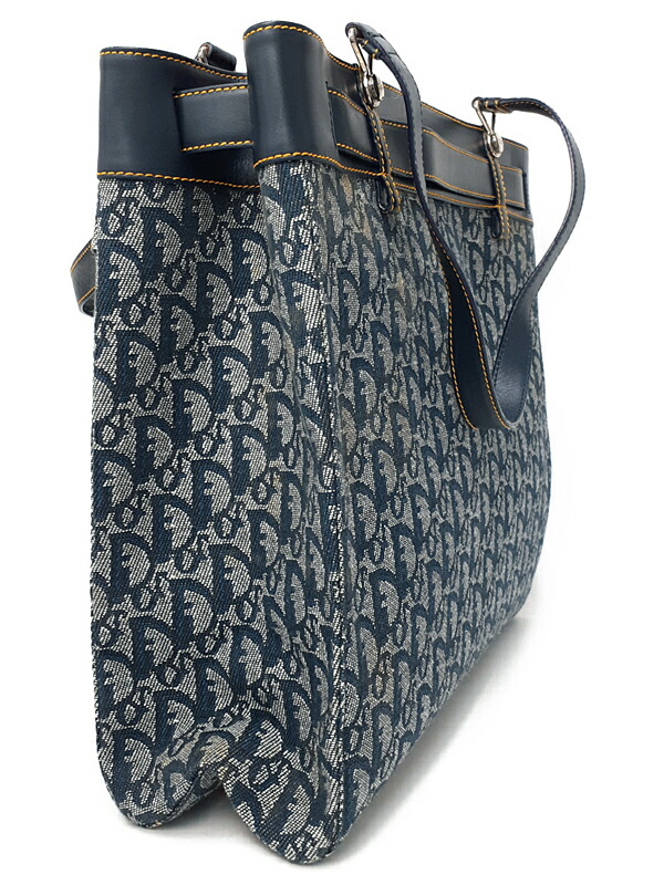 Christian Dior】クリスチャンディオール『トロッター柄 トートバッグ