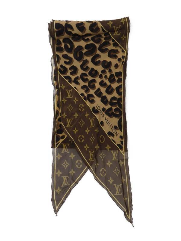 LOUIS VUITTON】ルイヴィトン『エシャルプ・モノグラム・レオパード