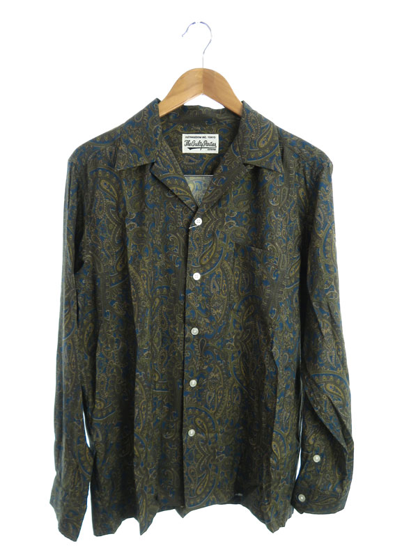 WACKO MARIA】【THE GUILTY PARTIES】【PAISLEY OPEN COLLAR SHIRT