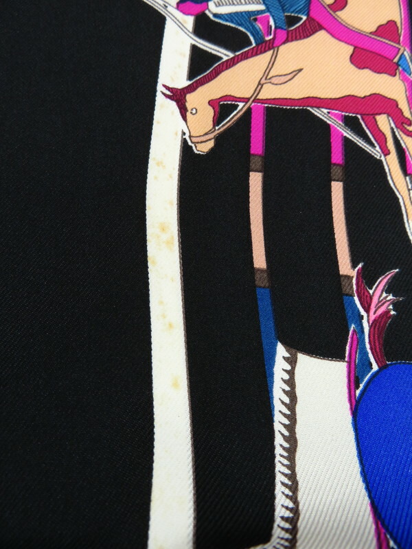 HERMES】【PANI LA SHAR PAWNEE】【フランス製】エルメス『カレ90