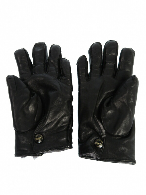 DENTS】【内側ファー】デンツ『レザーグローブ sizeなし』メンズ 革