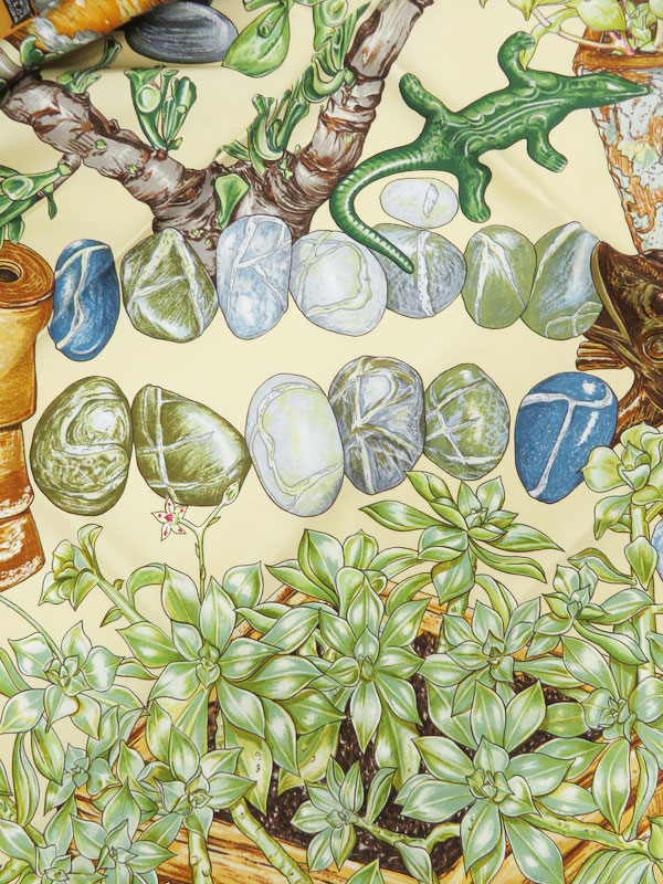 HERMES】【JARDIN SECRET】【フランス製】エルメス『カレ90 秘密の庭