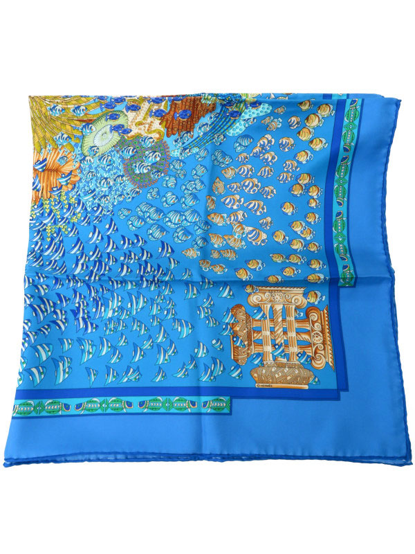 極美品 エルメス 大西洋の出会い カレ90 RENCONTRES OCEANES