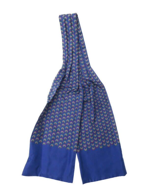 HERMES】【フランス製】【アスコットタイ】エルメス『シルクスカーフ