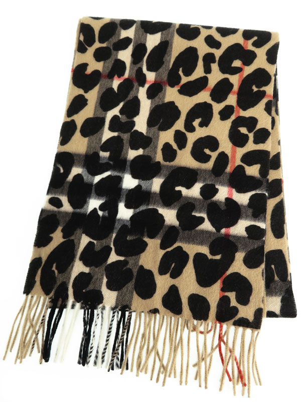 BURBERRY】【イタリア製】バーバリー『リバーシブル カシミヤマフラー