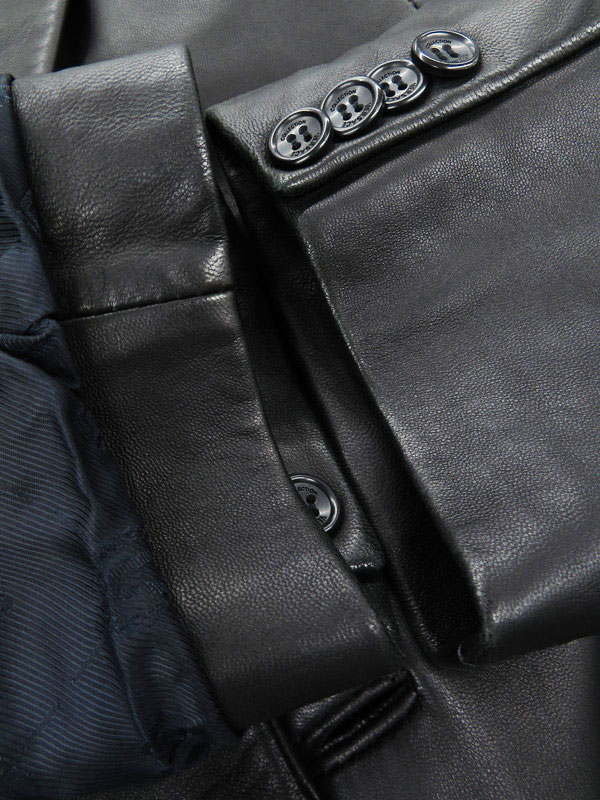 VERSACE】【アウター】ヴェルサーチ『レザーコート size52』メンズ 1