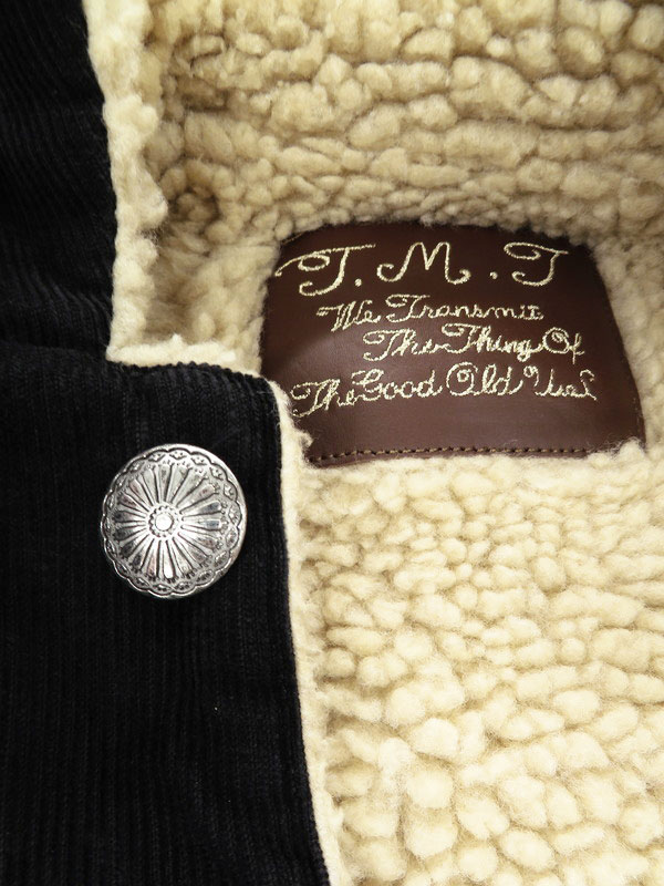 TMT】【VINTAGE SLUB CORDUROY BOA RANCH COAT】【日本製】【アウター