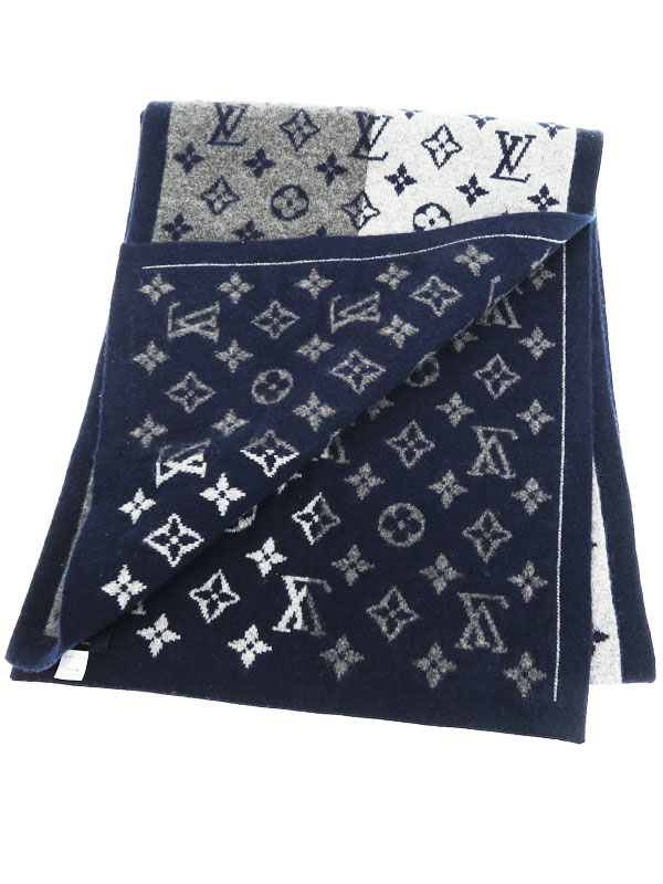 LOUIS VUITTON】【イタリア製】ルイヴィトン『エシャルプ・モノグラム