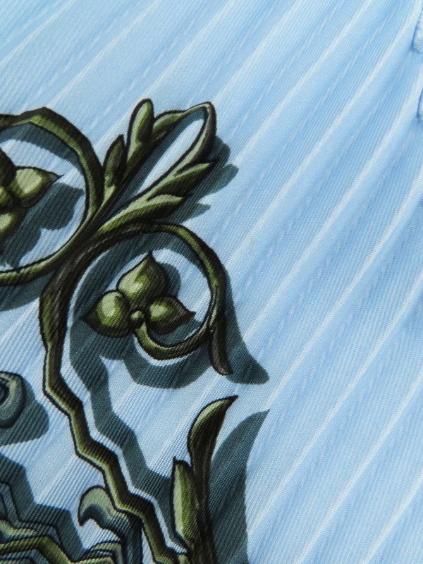 HERMES】【DIES ET HORE】エルメス『カレ90 プリーツスカーフ 占星術