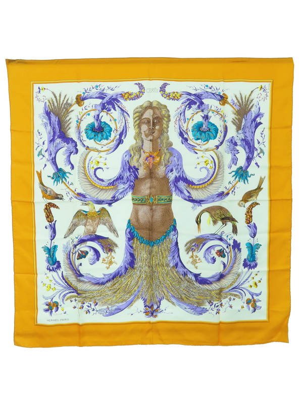 HERMES】【CERES】【フランス製】エルメス『カレ90 女神ケレス