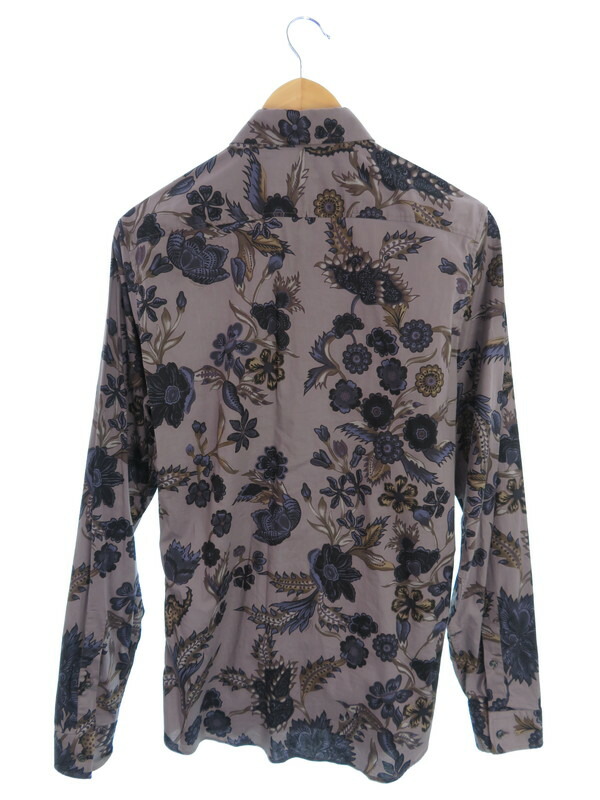 GUCCI】【slim】【イタリア製】【トップス】グッチ『花柄長袖シャツ