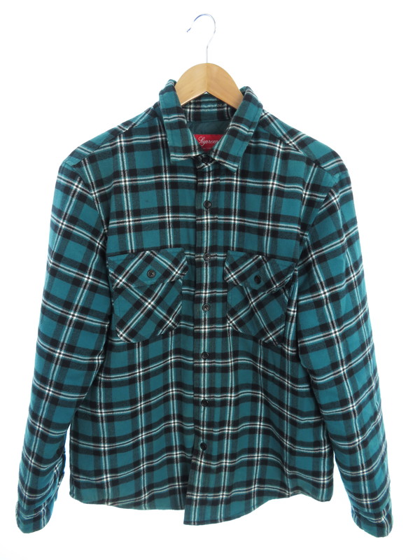 Supreme】【Arc Logo Quilted Flannel Shirt】シュプリーム『チェック