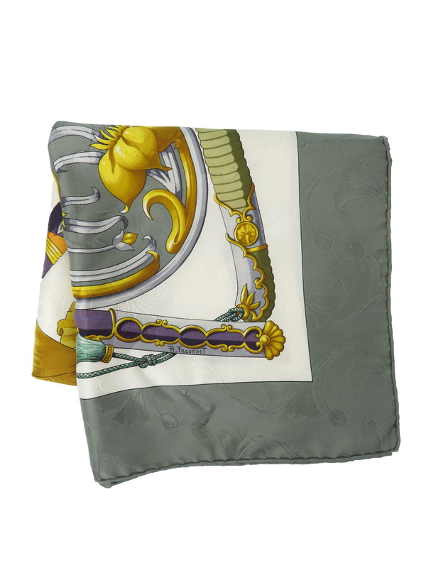 HERMES】【DAIMYO】【日出る国の皇子】【フランス製】エルメス『カレ90