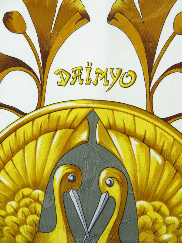 HERMES】【DAIMYO】【日出る国の皇子】【フランス製】エルメス『カレ90