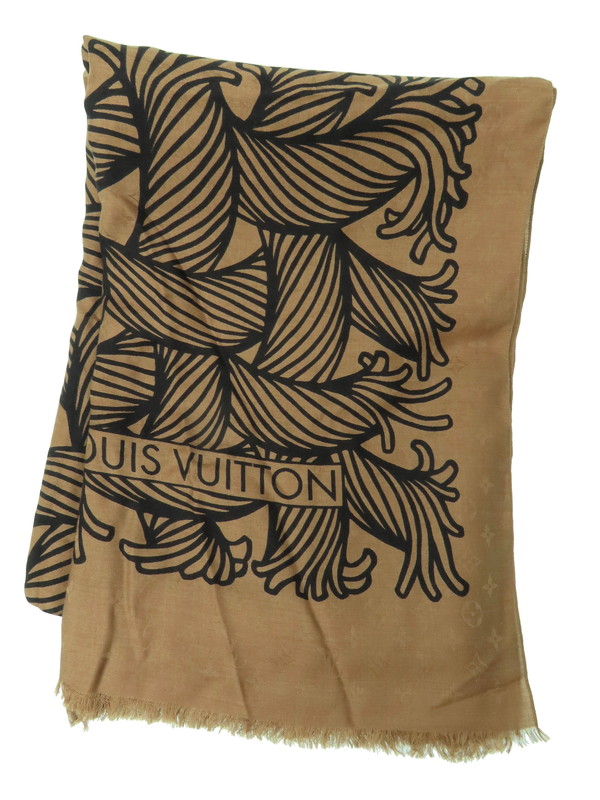 LOUIS VUITTON】【ネメス】【ロープ柄】ルイヴィトン『大判ショール