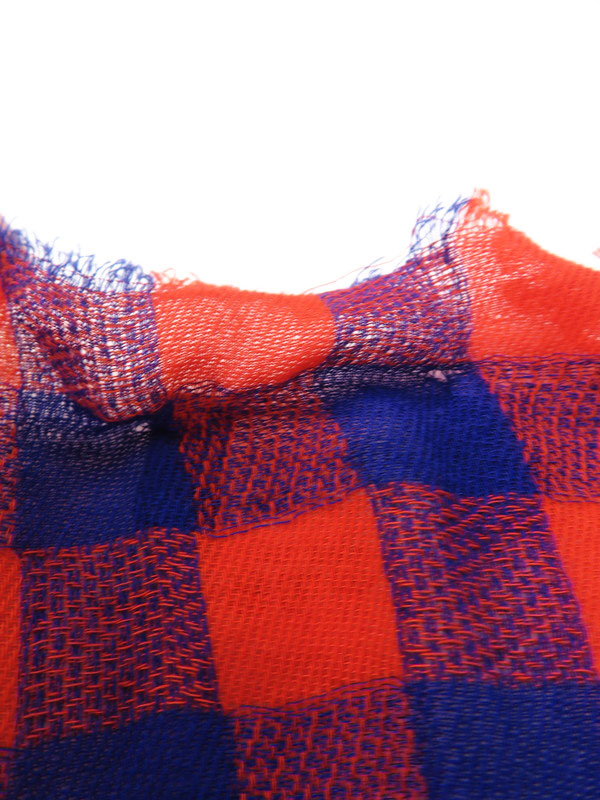 LOUIS VUITTON】【イタリア製】ルイヴィトン『チェック柄 コットン