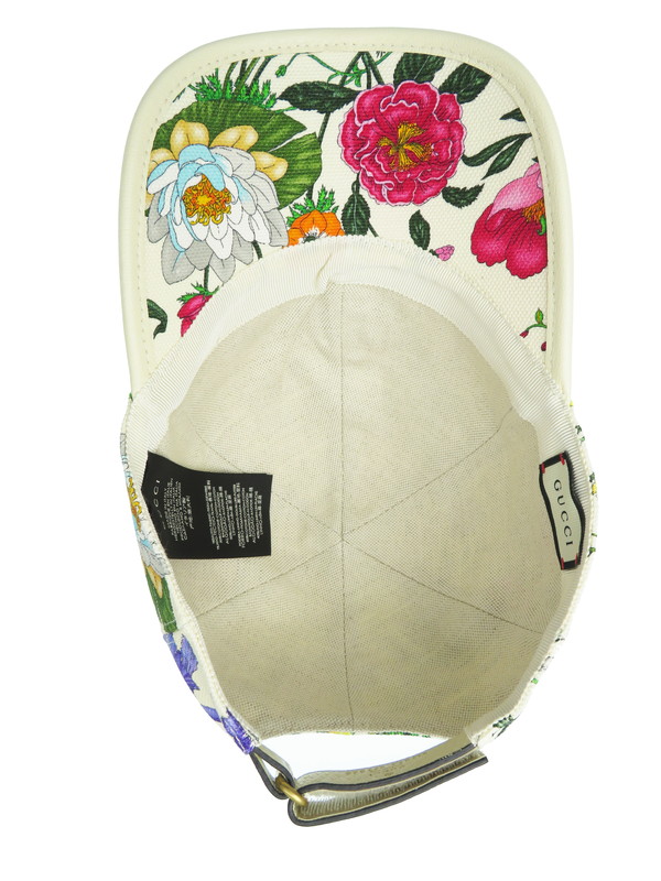 GUCCI】【GGメタルロゴフローラルキャップ】【イタリア製】グッチ『花