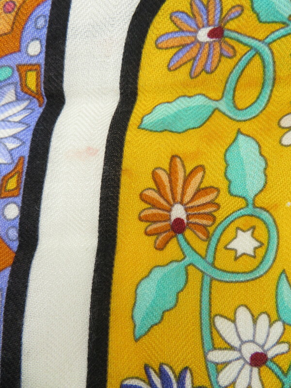 HERMES】【Aux Portes du Palais】【カシミヤ×シルク】【フランス製