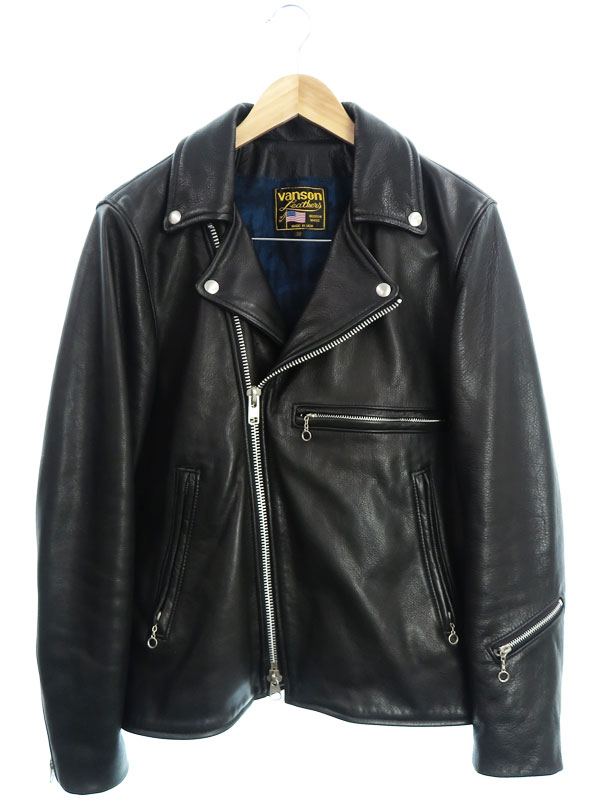 VANSON】【アメリカ製】【アウター】バンソン『レザーライダース