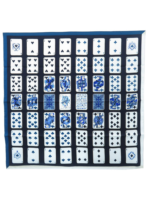 HERMES】【Jeu De Cartes】【フランス製】エルメス『カレ90 トランプ