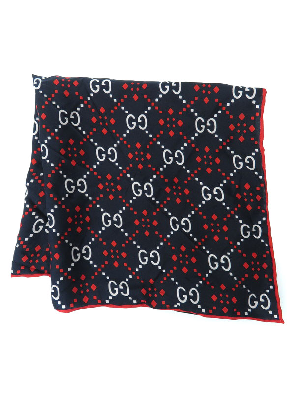 GUCCI】【GG柄】【イタリア製】グッチ『ポケットチーフ』ユニセックス