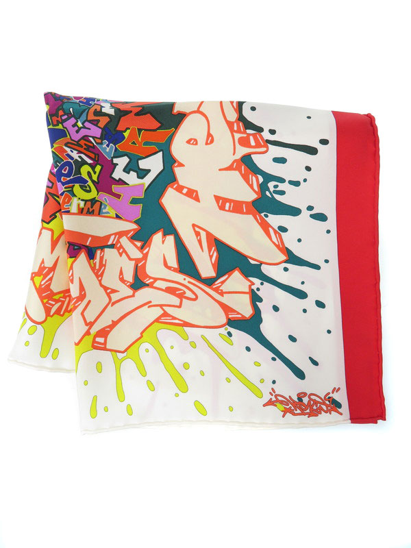 HERMES】【グラフィティ】【KONGO】【フランス製】エルメス『カレ45