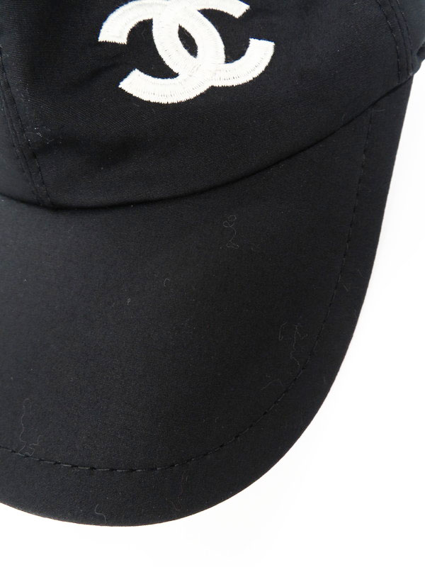 CHANEL】【イタリア製】【ココマーク】【CCマーク】シャネル『キャップ