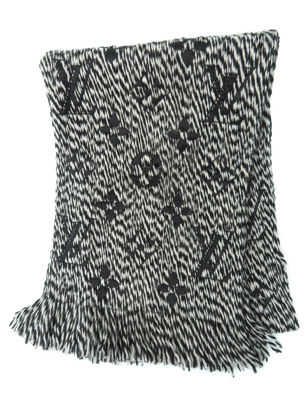 LOUIS VUITTON】【イタリア製】ルイヴィトン『エシャルプ・ロゴマニア