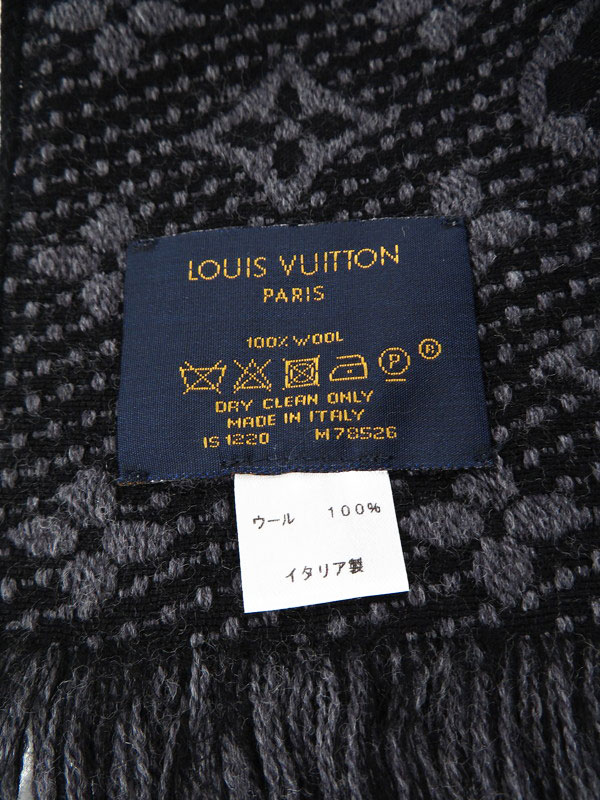 LOUIS VUITTON】【イタリア製】ルイヴィトン『エシャルプ・モノグラム