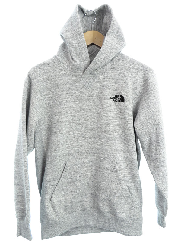 THE NORTH FACE】【スクエアロゴフーディ】【ミックスグレー】ザノース
