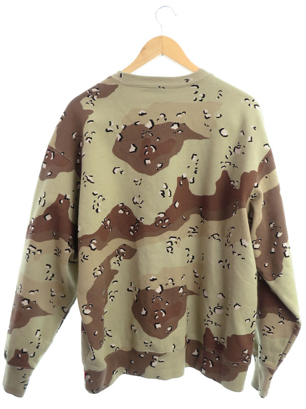 Supreme】【FUTURA LOGO CREWNECK CHOCOLATE CAMO】【カナダ製