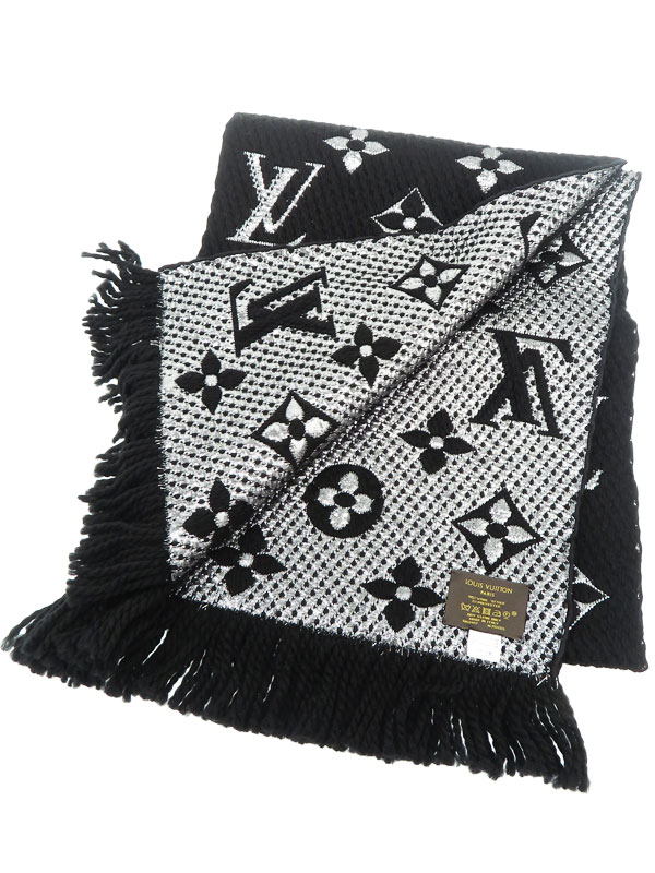LOUIS VUITTON】【イタリア製】ルイヴィトン『エシャルプ・ロゴマニア