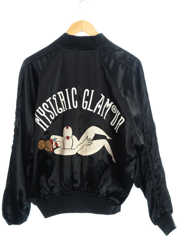 美品 ヒステリックグラマー スカジャン y2k 短丈 バイクガール 美品
