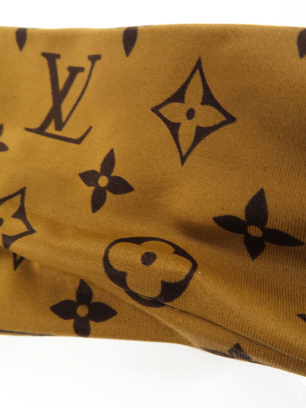 LOUIS VUITTON】ルイヴィトン『モノグラムリバース ヘアバンド』M76891