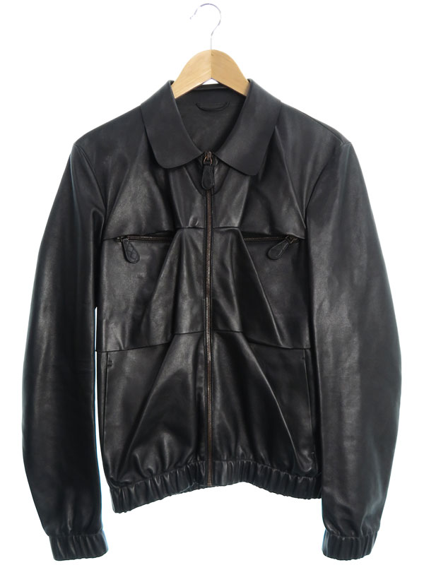 BOTTEGA VENETA】ボッテガヴェネタ『レザージャケット size44』メンズ