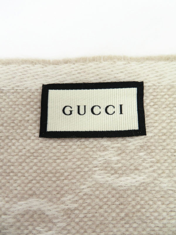 GUCCI】グッチ『GG シェリーライン ウール×アルパカ マフラー』570603